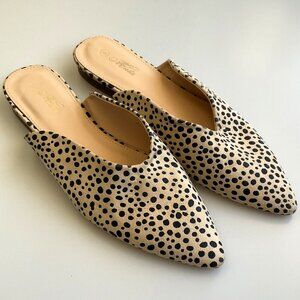 NEW CHEETAH  MULE SLIDES SANDALS SHOES